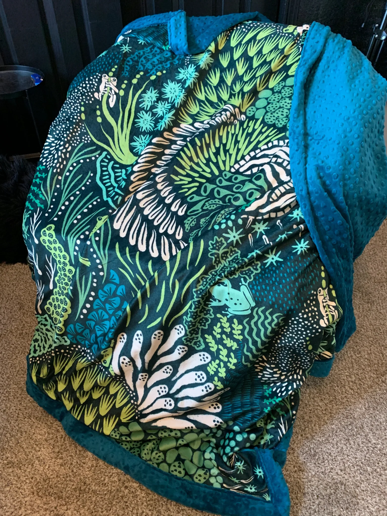 Custom Grownup Blankies - Eclectic, Minky Blanket - Image 53