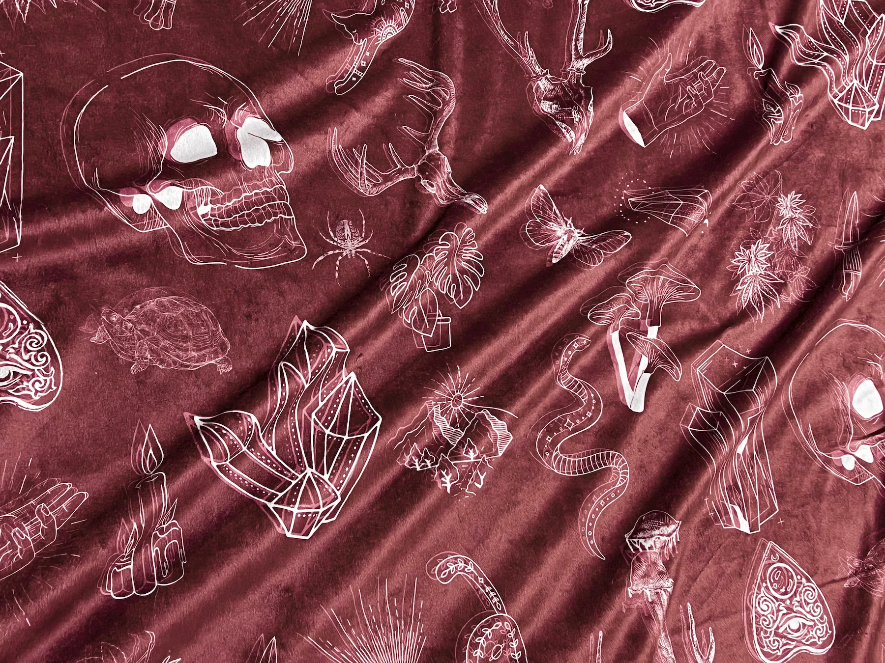 Custom Grownup Blankies - Dark Collection, Minky Blanket - Image 104