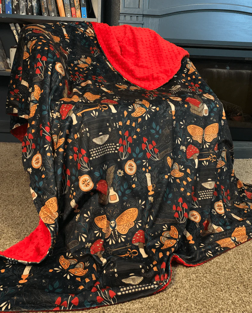 Custom Grownup Blankies - Dark Collection, Minky Blanket - Image 13
