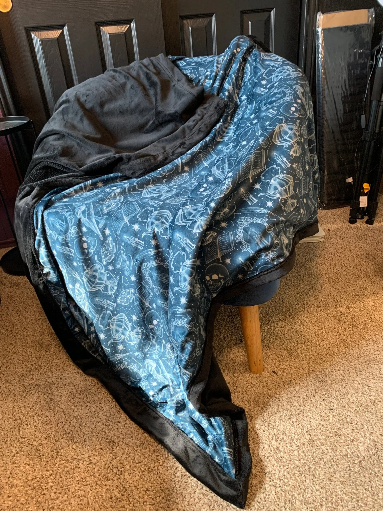 Custom Grownup Blankies - Dark Collection, Minky Blanket - Image 21