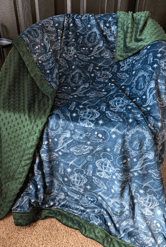 Custom Grownup Blankies - Dark Collection, Minky Blanket - Image 22