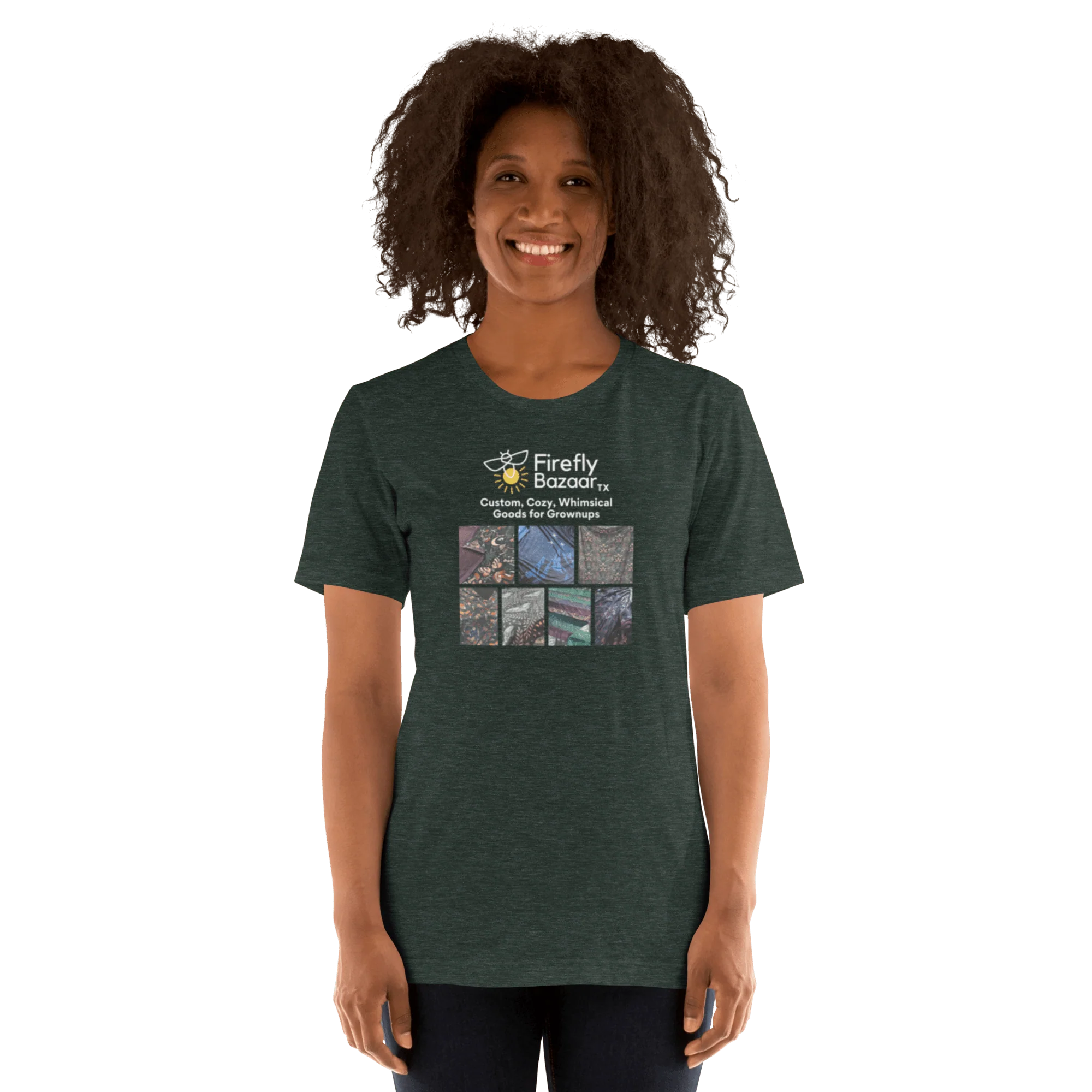 Firefly Bazaar Print Grid T-shirt - Image 10