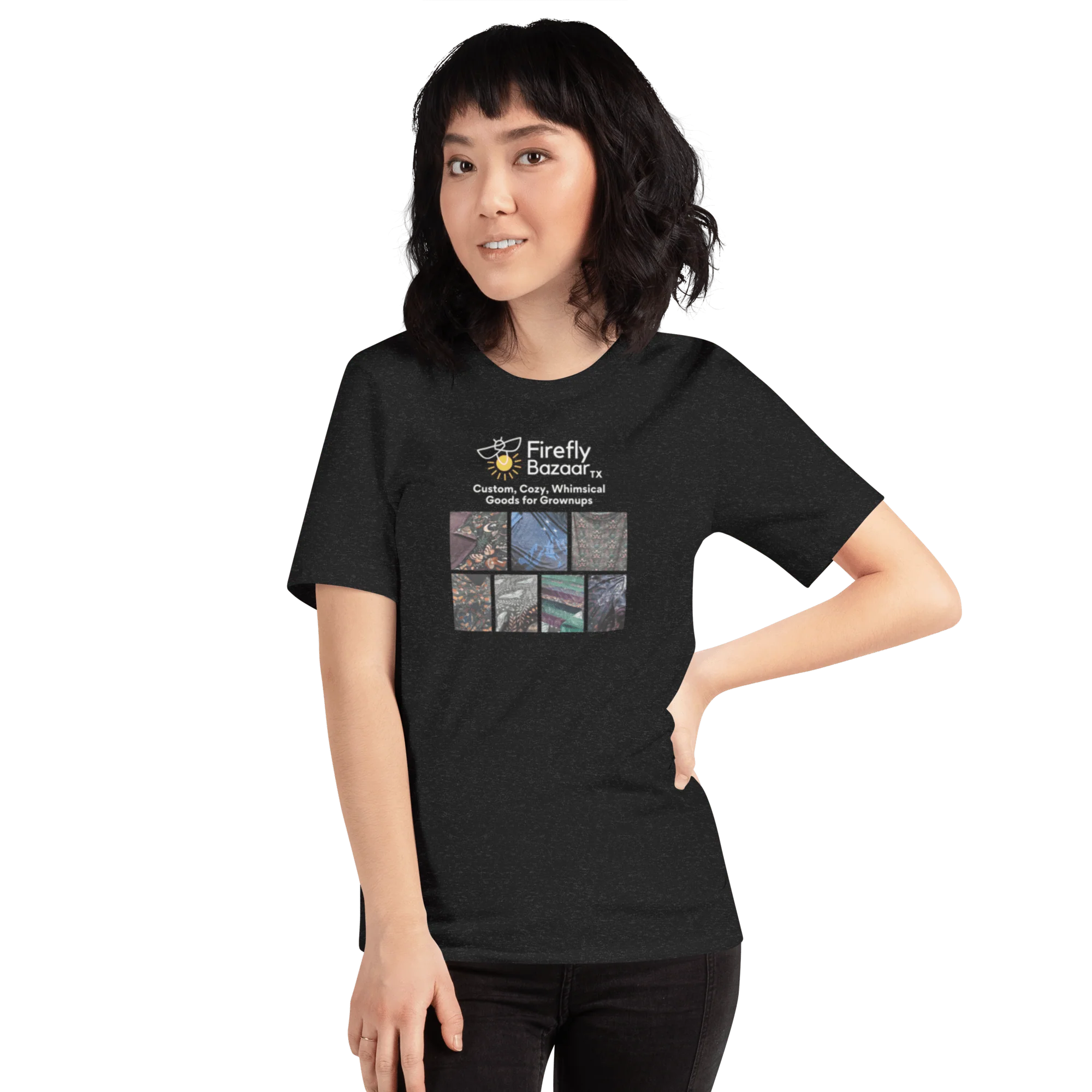 Firefly Bazaar Print Grid T-shirt - Image 6