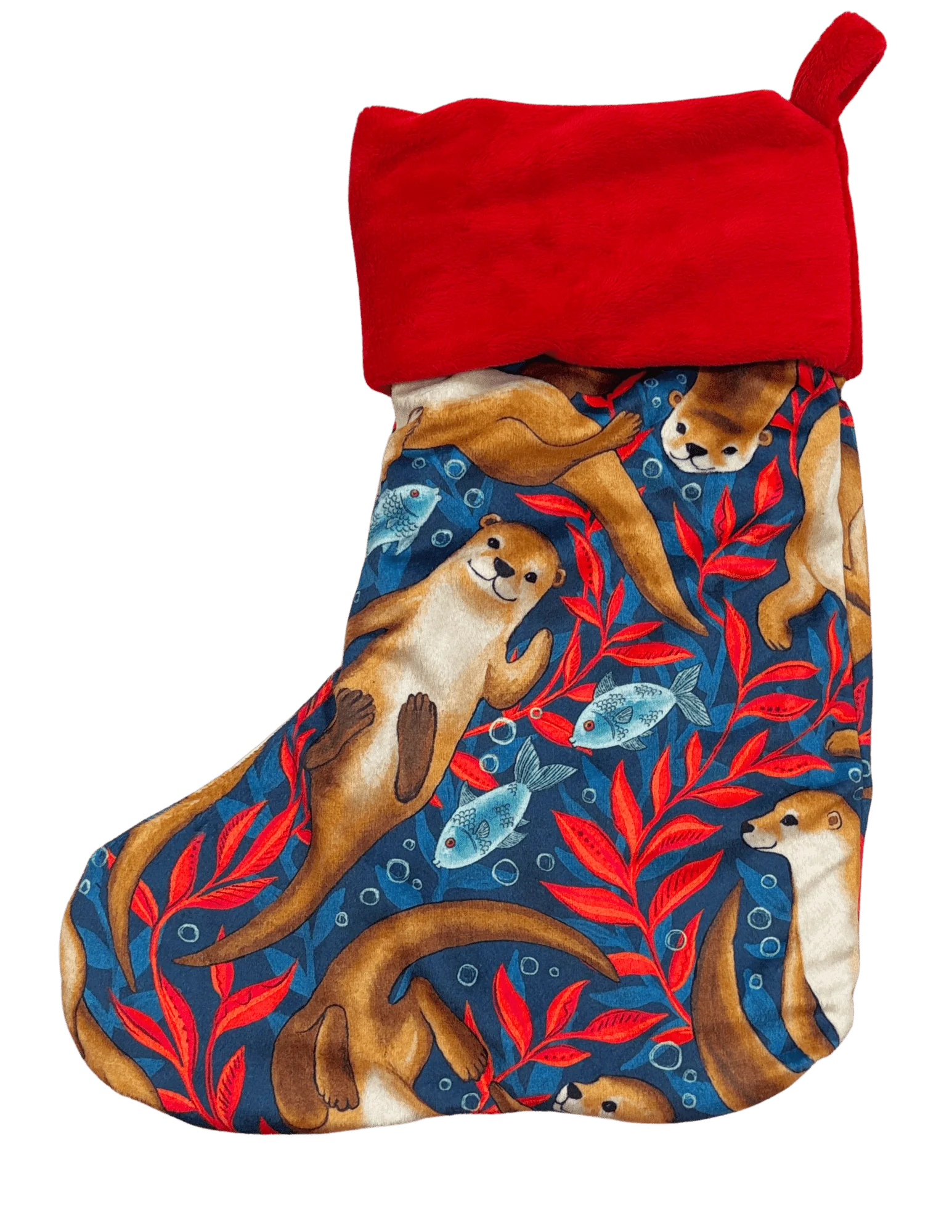 Stockings - Handmade Christmas Stockings, made from Upcycled Minky Scraps - Image 6