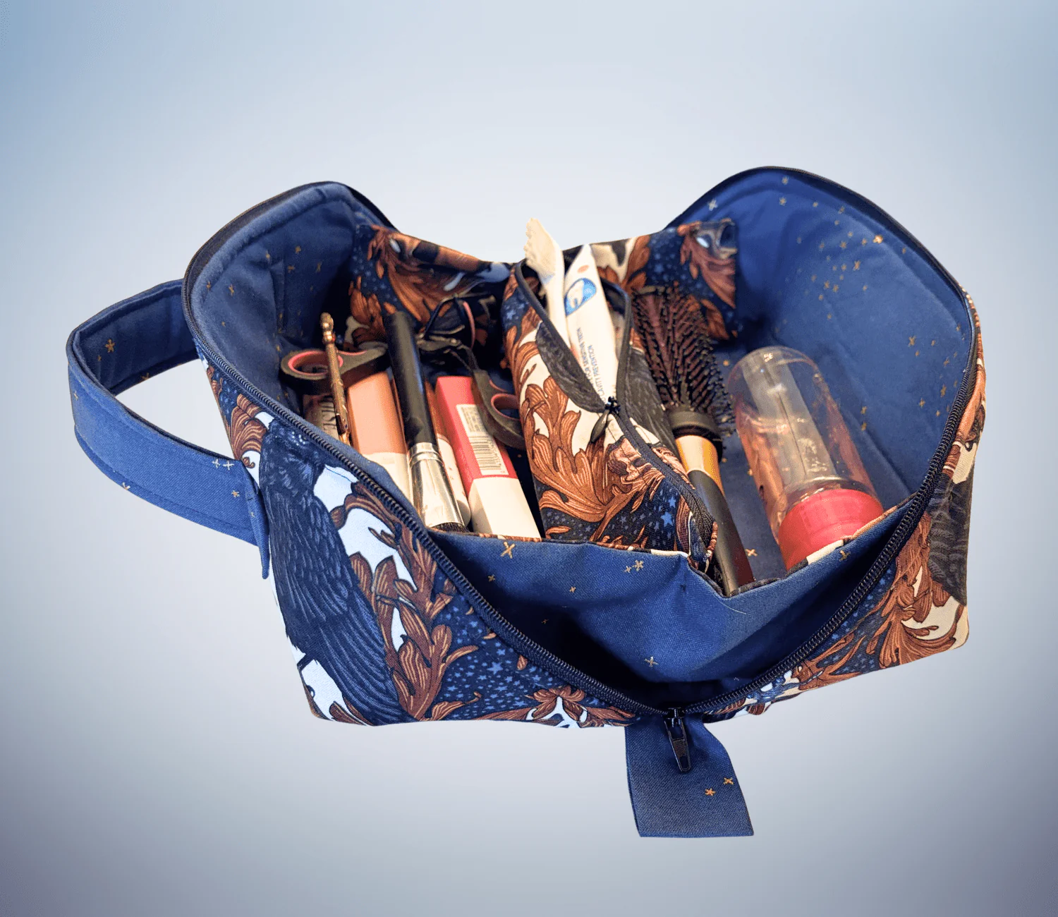 Toiletry Bag - Lay-Flat Makeup Bag - Image 3